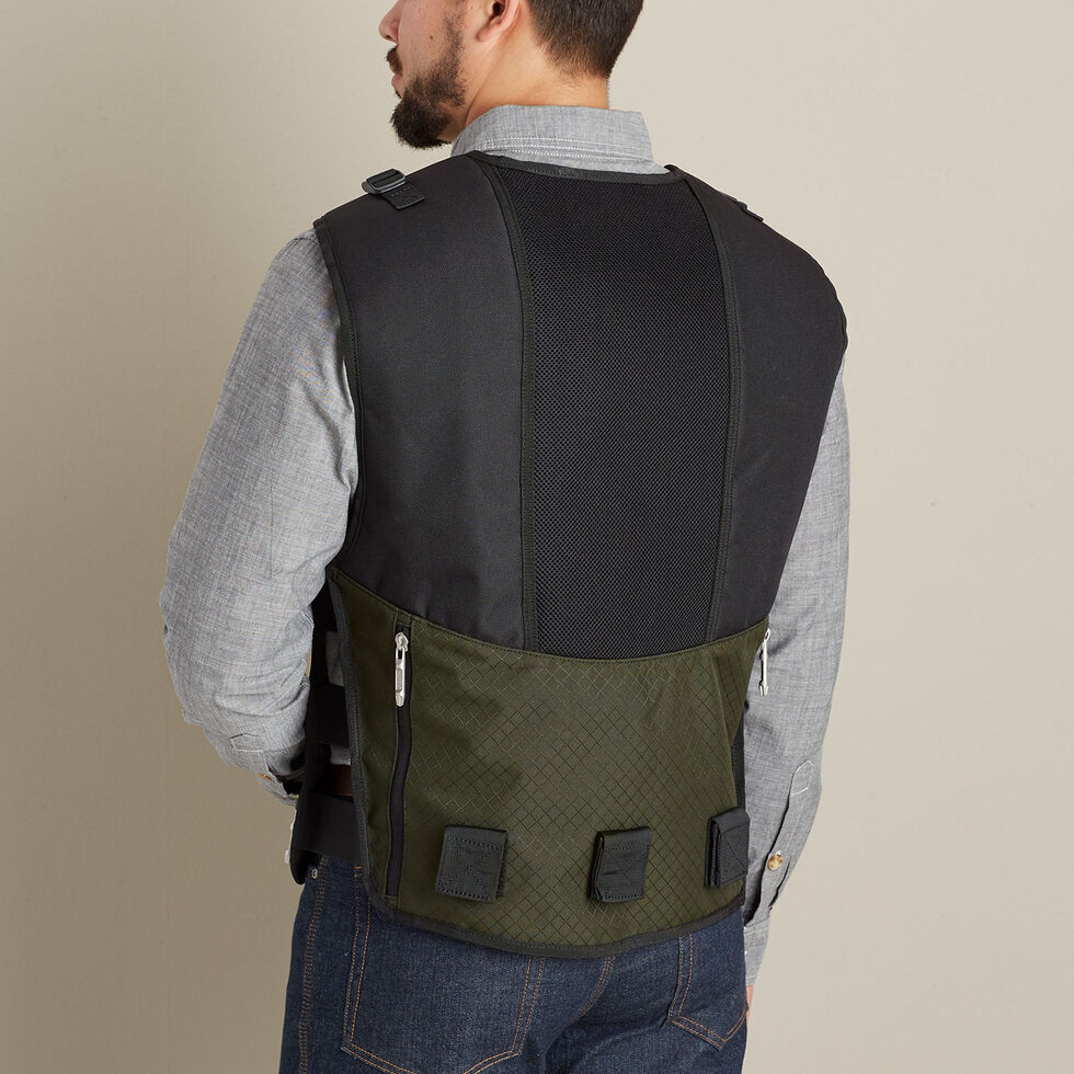 Women SET Multi-pocket Tactical Vest with Strap Buckle Decoration