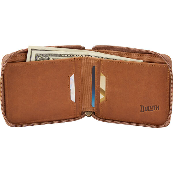 Men’s Rigid Fire Hose Zipper BiFold Wallet Duluth Trading Company