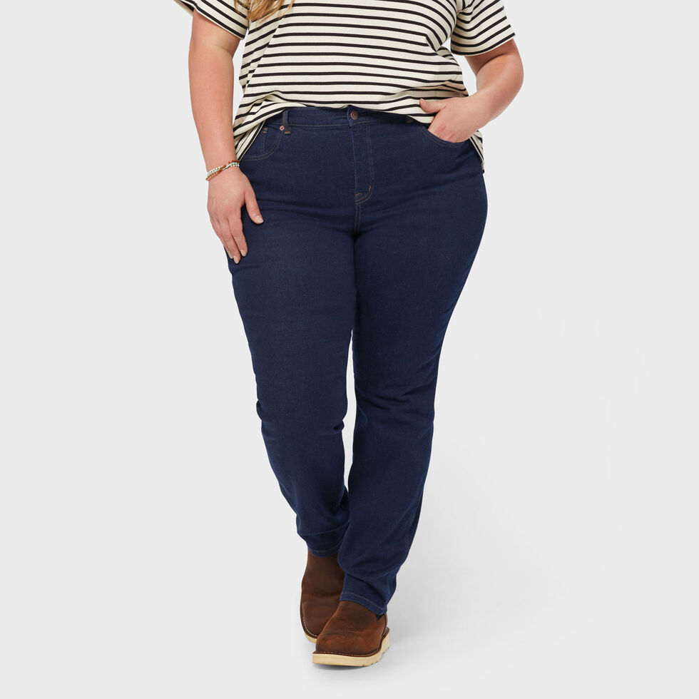 Women's Plus Asset Management Mid-Rise Slim Leg Jeans Duluth