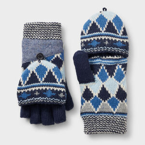Women's Fair Isle Convertible Mittens