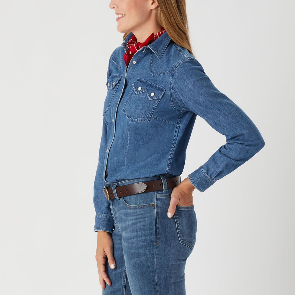 Women's Fence Mender Denim Shirt Main Image