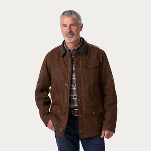 Men's Waxed Fire Hose Chore Jacket