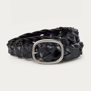 Men's Lifetime Leather Woven Belt