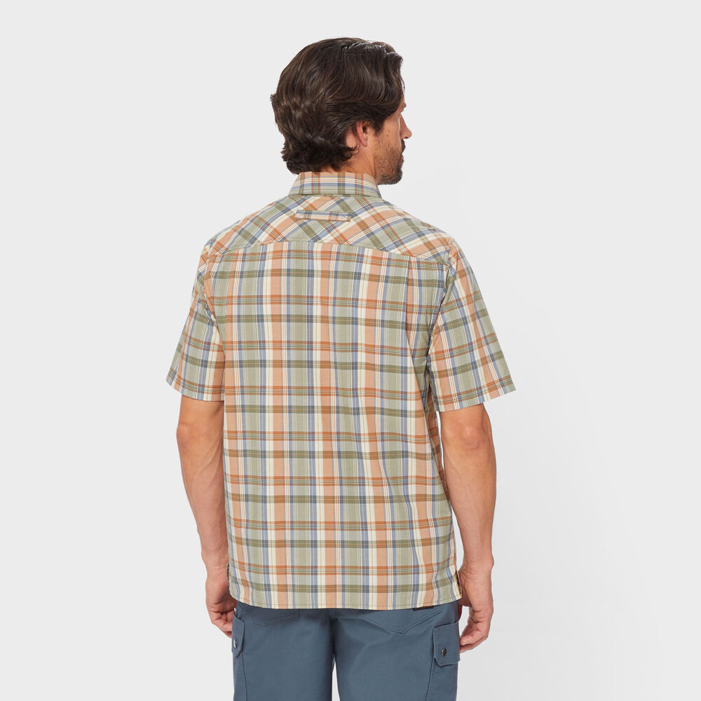 Men's BBQ Slim Fit Short Sleeve Shirt Main Image