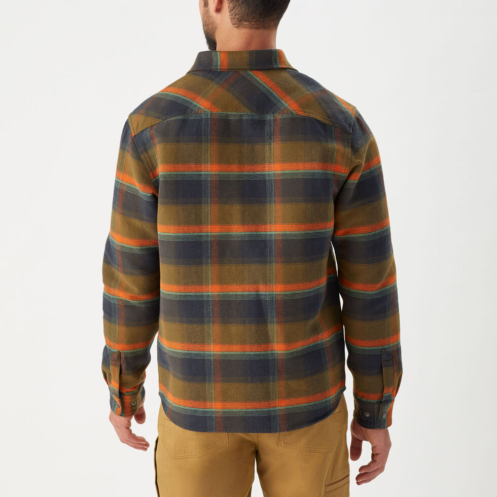 Men's AKHG Crosshaul Standard Fit Flannel Overshirt | Duluth Trading ...