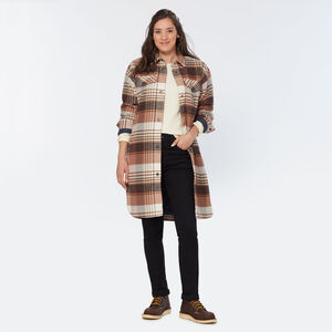 Women's Folklore Flannel Insulated Duster