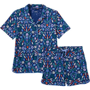 Women's Cotton Knit Printmaker Pajama Set
