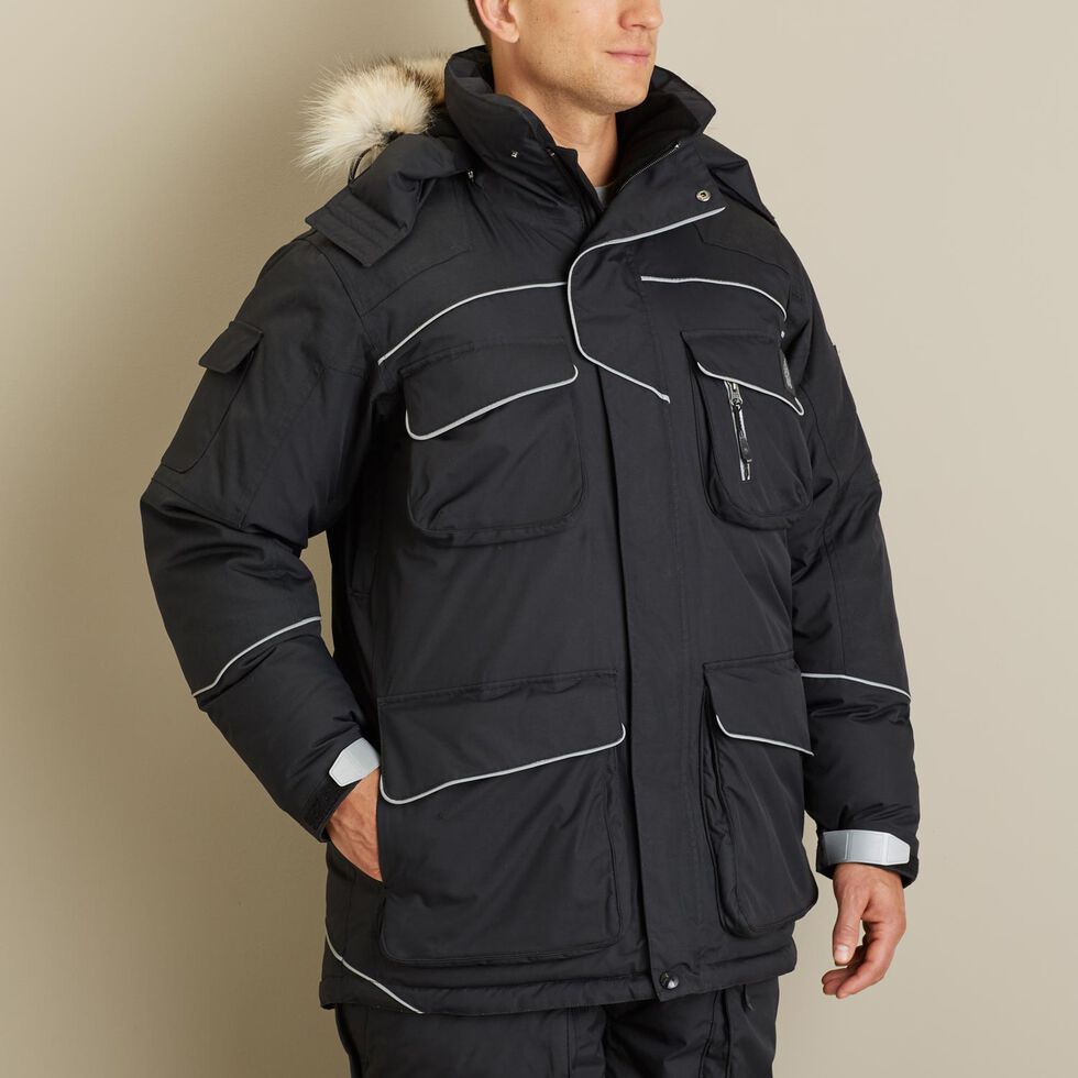 Alaskan Hardgear Duluth Trading Mens Zip Hooded Puffer Jacket S
