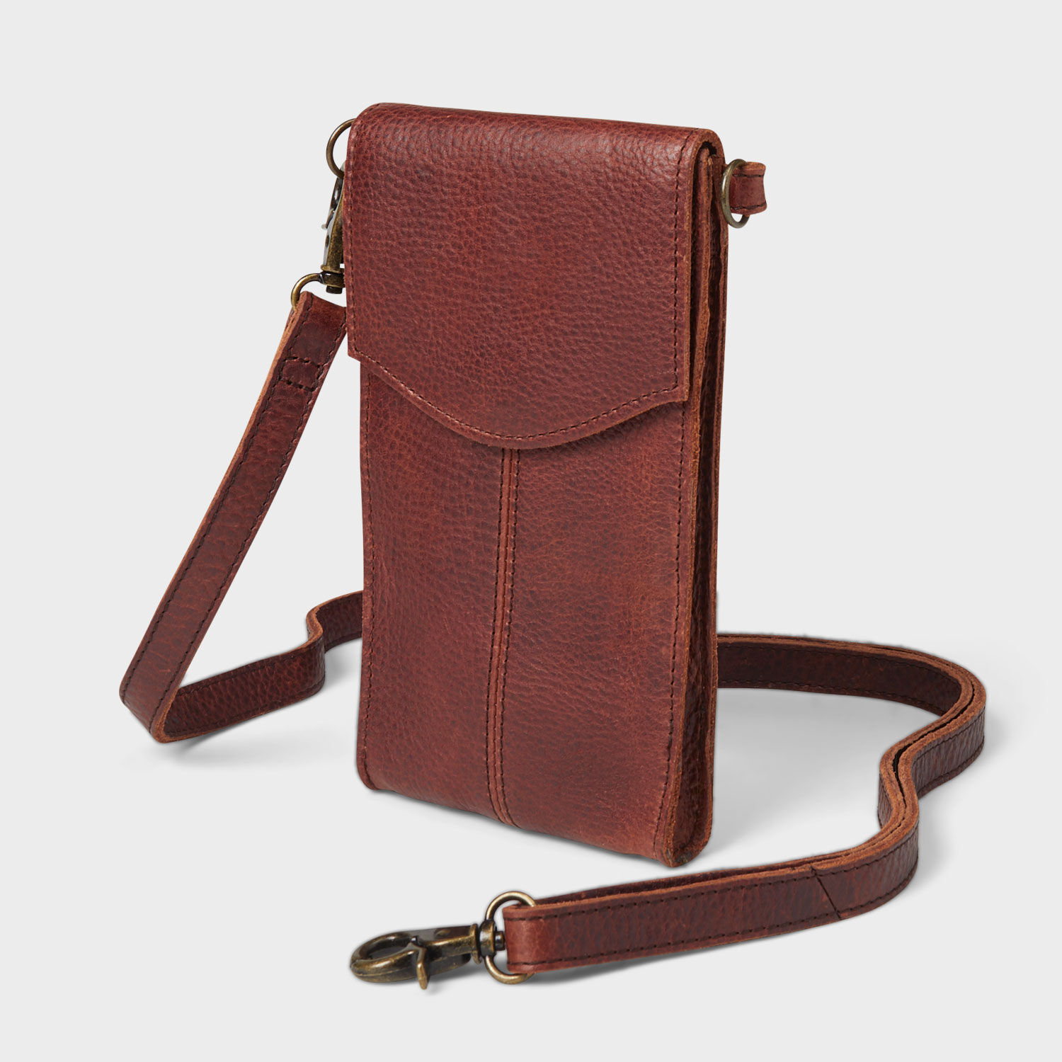 Lifetime Leather Crossbody Phone Case