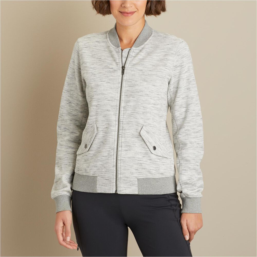 Women's Deux More Double Knit Bomber Jacket Main Image