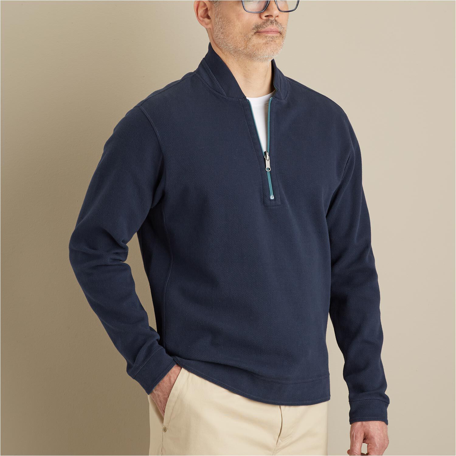 Men's Mock Exchange 1/4 Zip Pullover | Duluth Trading Company
