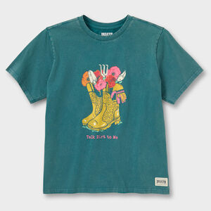 Women's Plus Duluth Heritage Washed Crewneck Tee