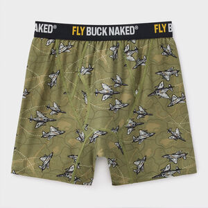 Men's Buck Naked Event Pattern Boxer Briefs