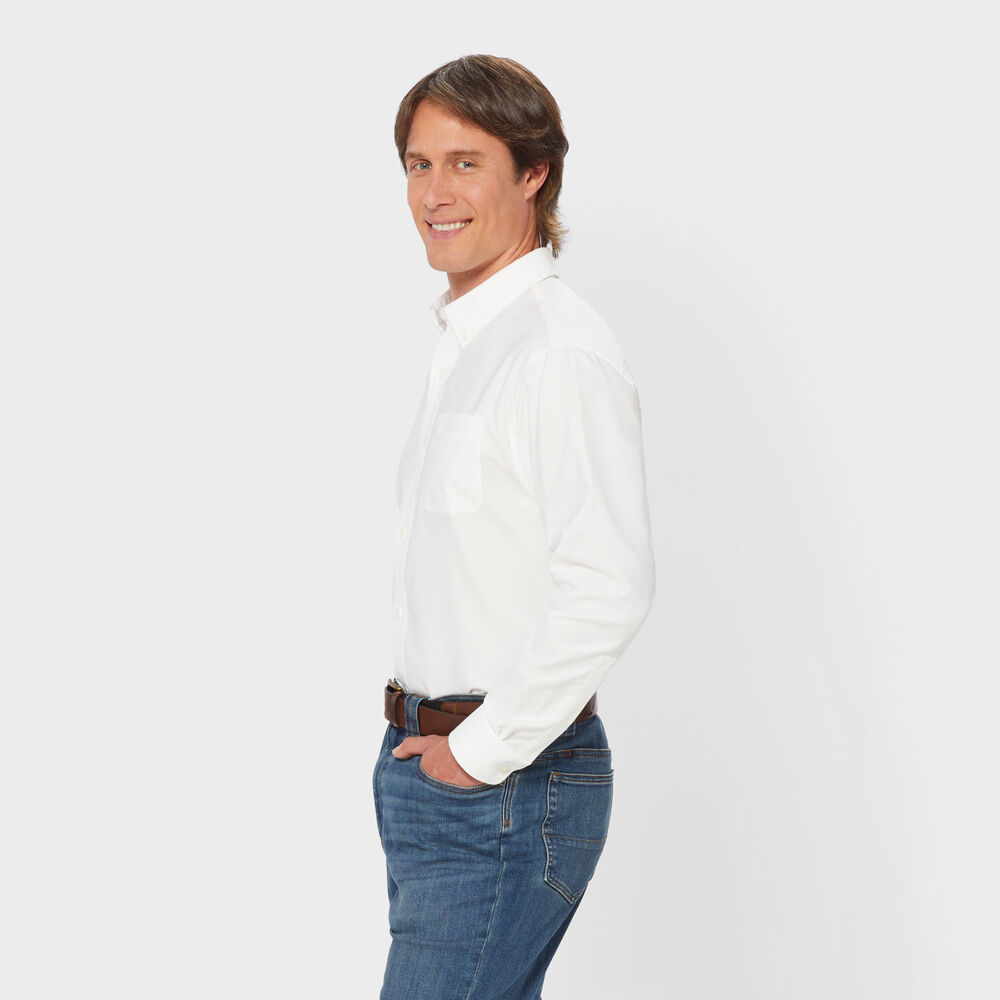 Men's Wrinklefighter Oxford Relaxed Fit Long Sleeve Shirt Main Image