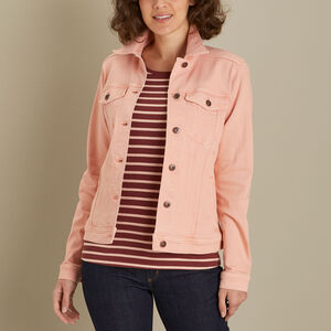 Women's Garment-Dyed Denim Jacket