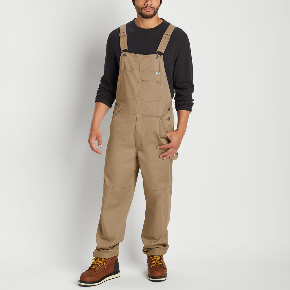 Men's 40 Grit Flex Twill Bib Overalls Duluth Trading Company