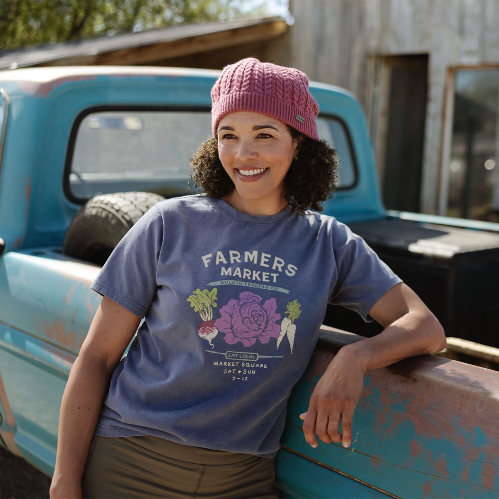 Women's Duluth Heritage Washed Crewneck Tee Main Image