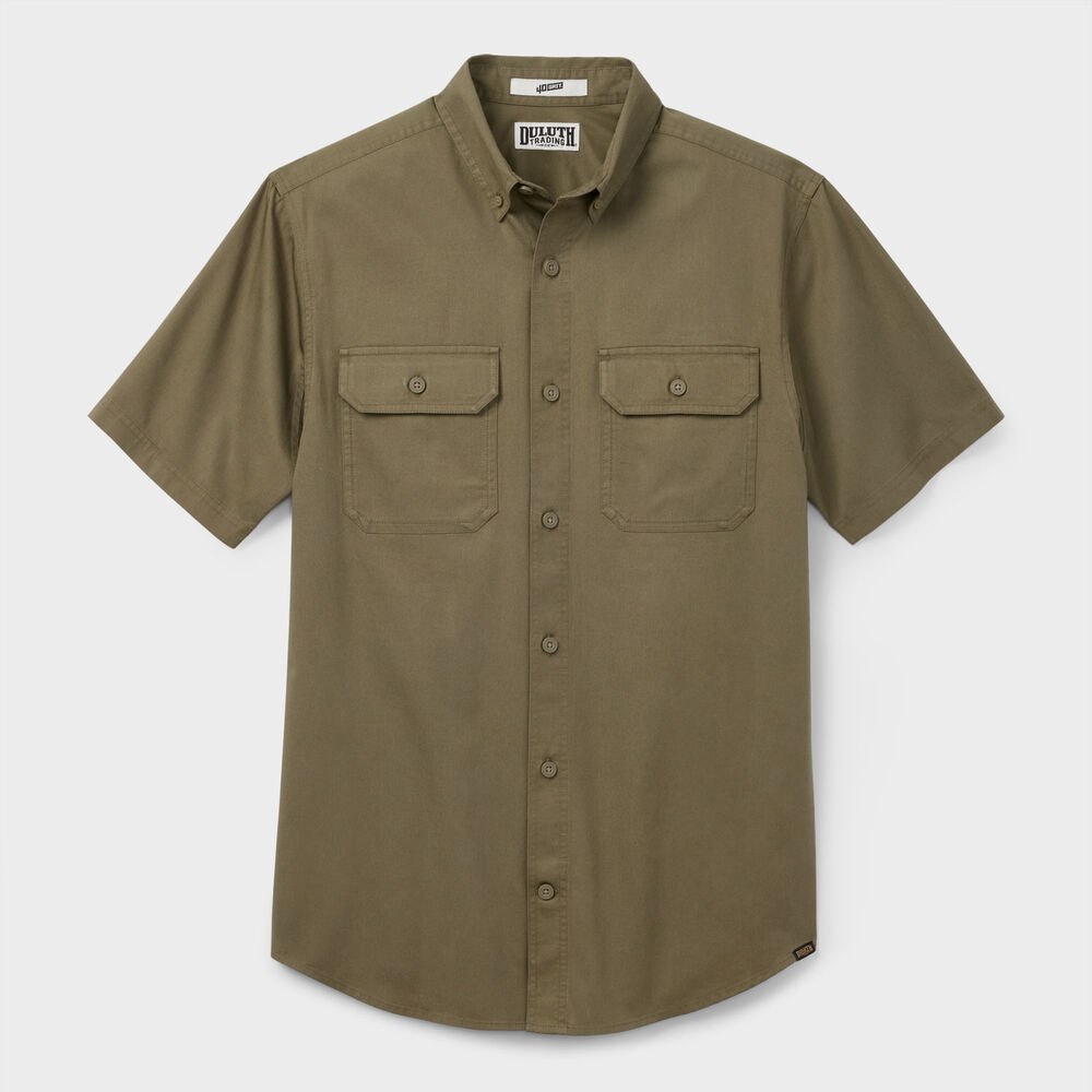 Men's 40 Grit Twill Short Sleeve Work Shirt SUG XLG REG Main Image