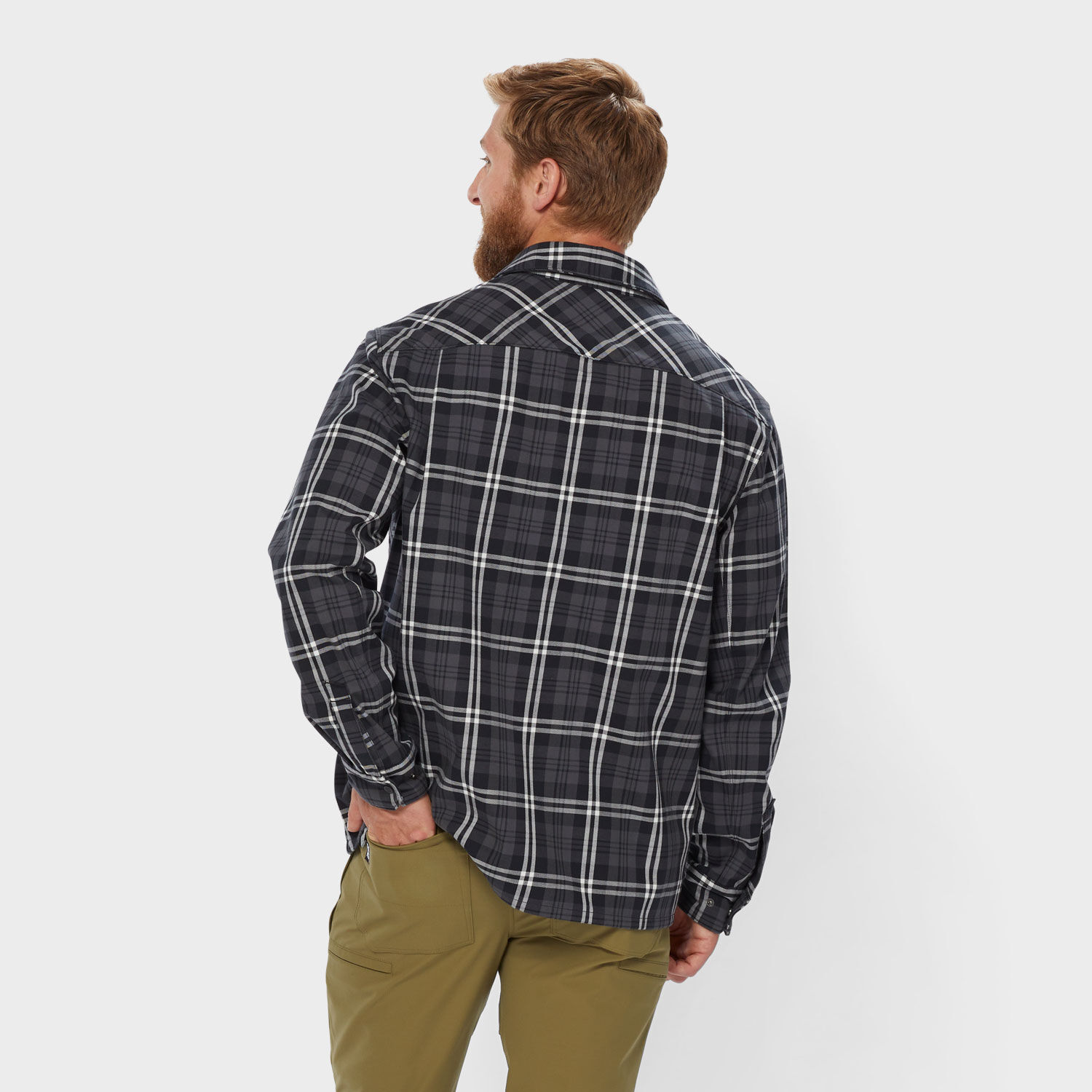 BLACK ELK FLANNEL長袖シャツ Men's AKHG Elk Flats Flannel Shirt Jac | Duluth Trading Company