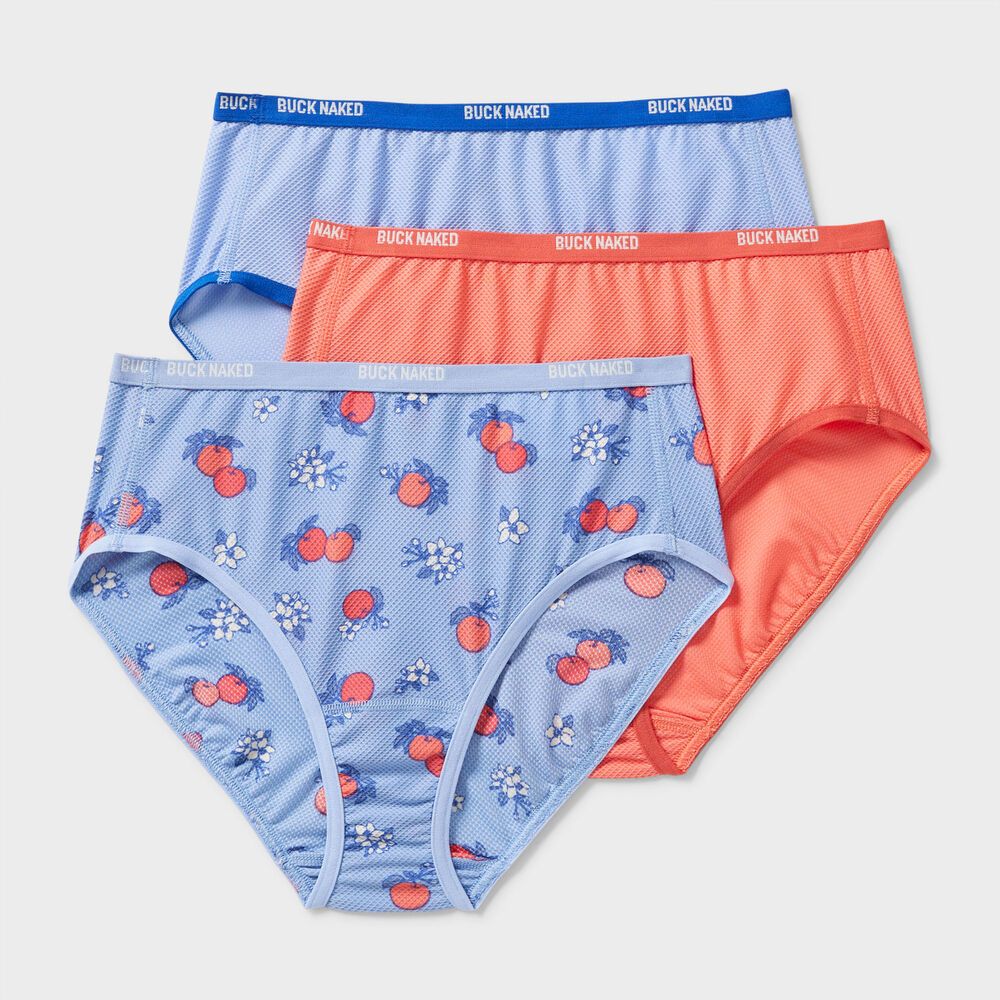 Women's Plus Buck Naked Briefs 3-Pack Main Image