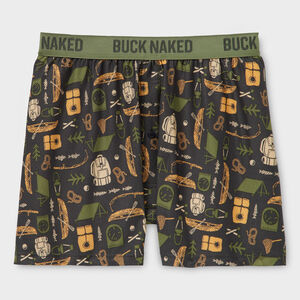 Men's Buck Naked Pattern Boxers