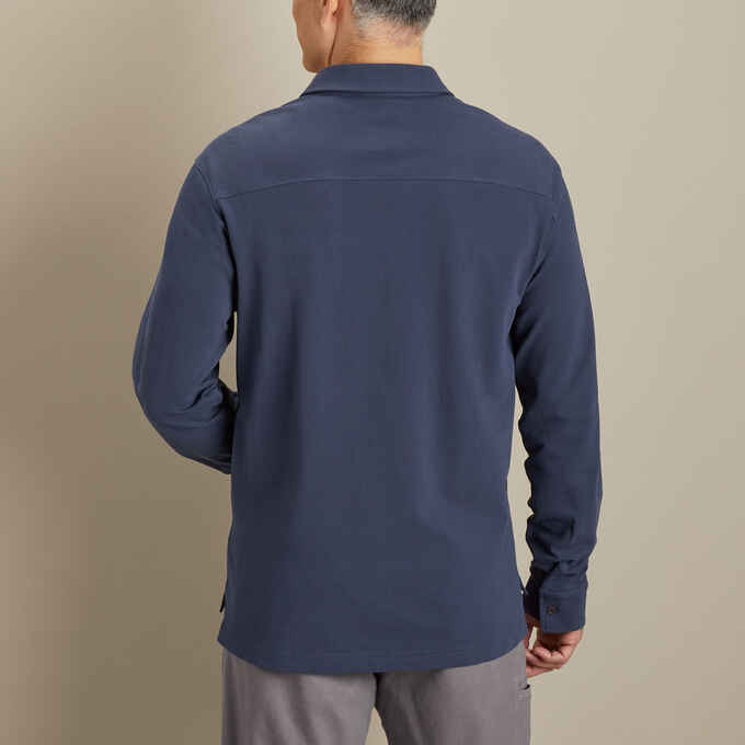 Men's Stretch Goals Knit Button-Down Shirt