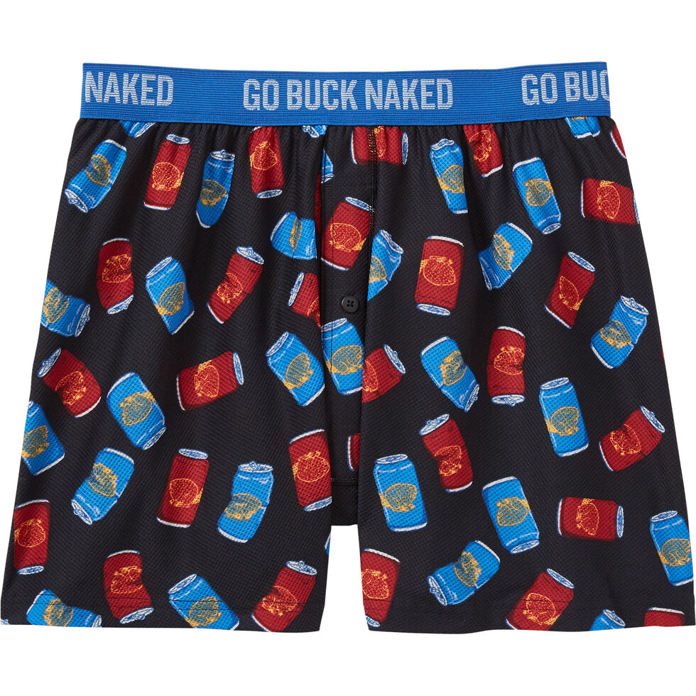 Men's Buck Naked Pattern Boxers
