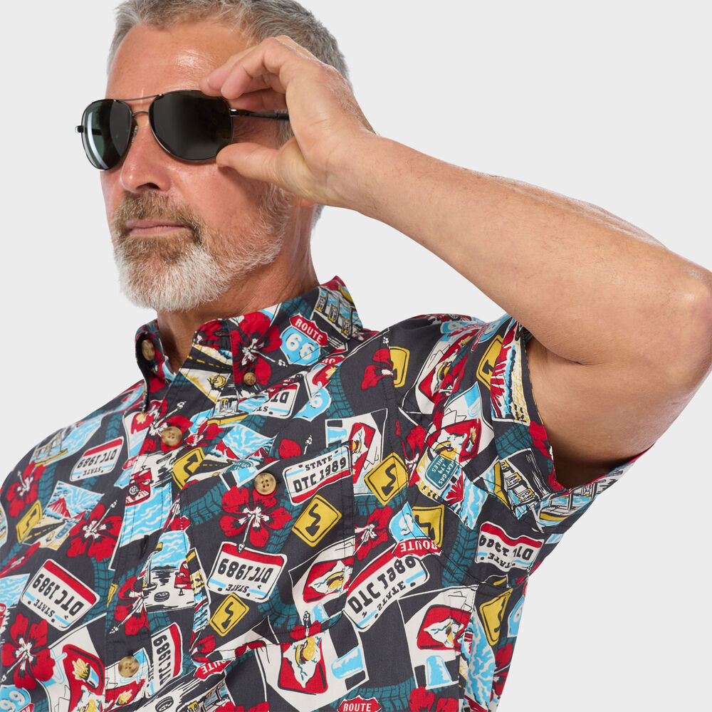 Men's BBQ Relaxed Fit Short Sleeve Shirt Main Image