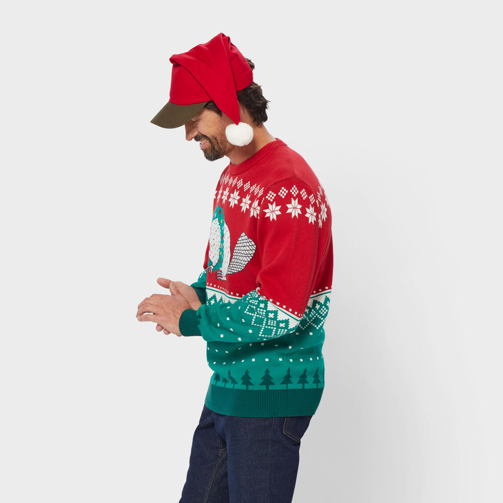 Men's Ugly Beaver Fair Isle Crew Sweater Main Image