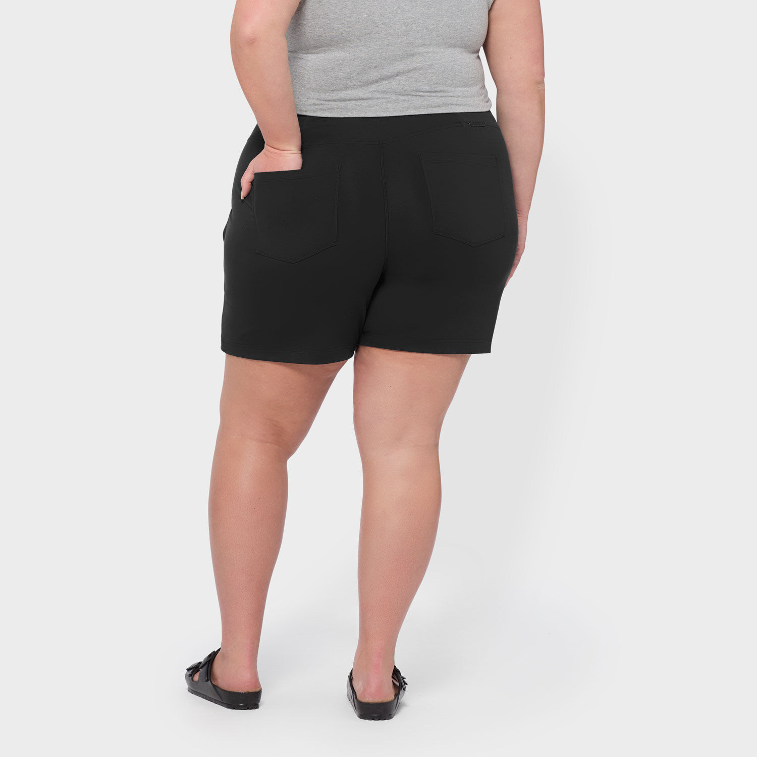 Women's Plus NoGA Work Hi-Rise Shorts | Duluth Trading Company