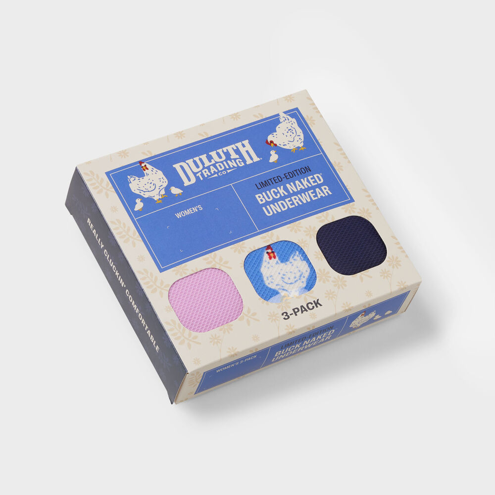 Women's Plus Buck Naked Briefs 3-Pack Main Image