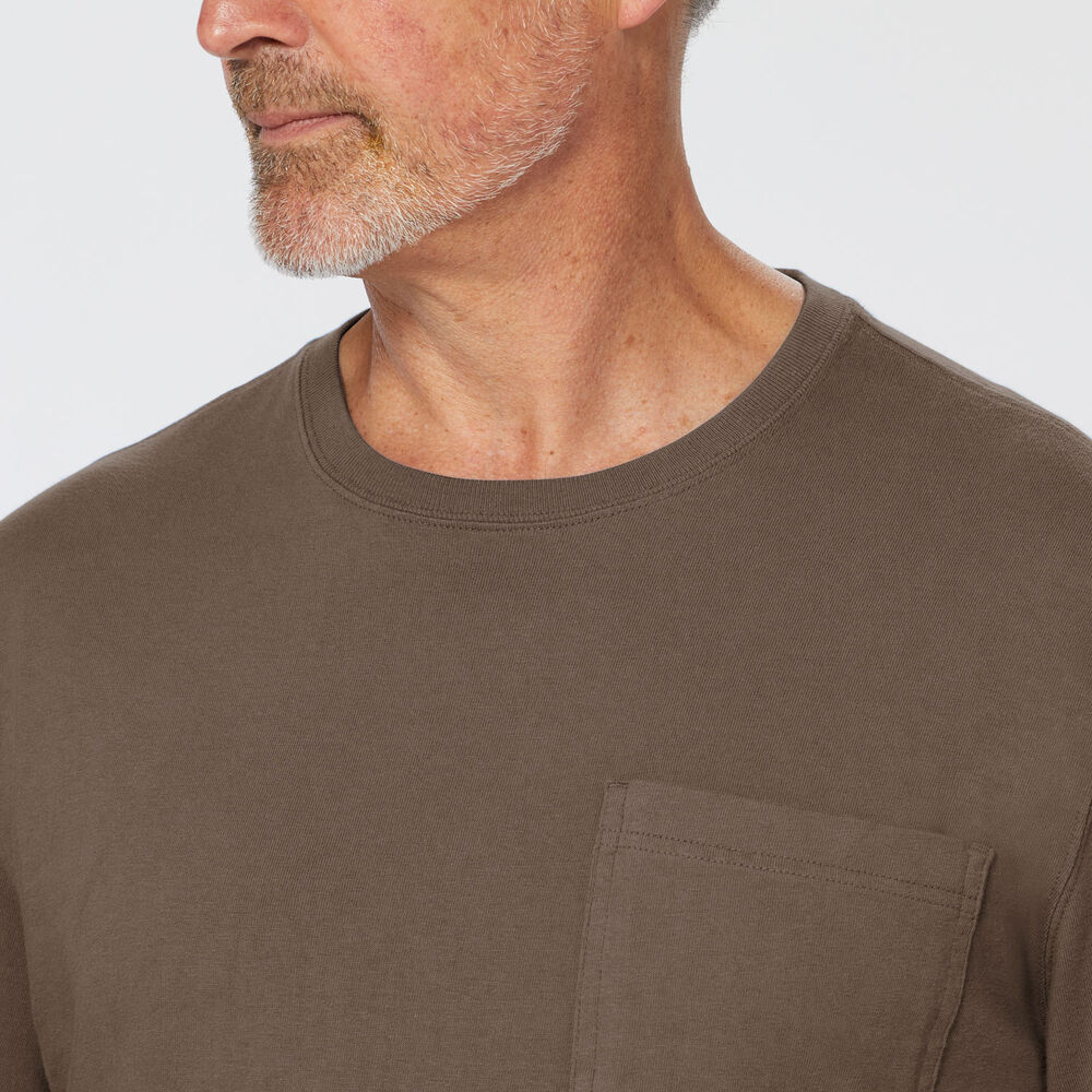 Men's Longtail T Standard Fit Long Sleeve Pocket Crew Main Image