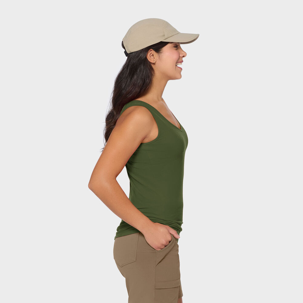 Women's No-Yank V-Neck Tank Main Image