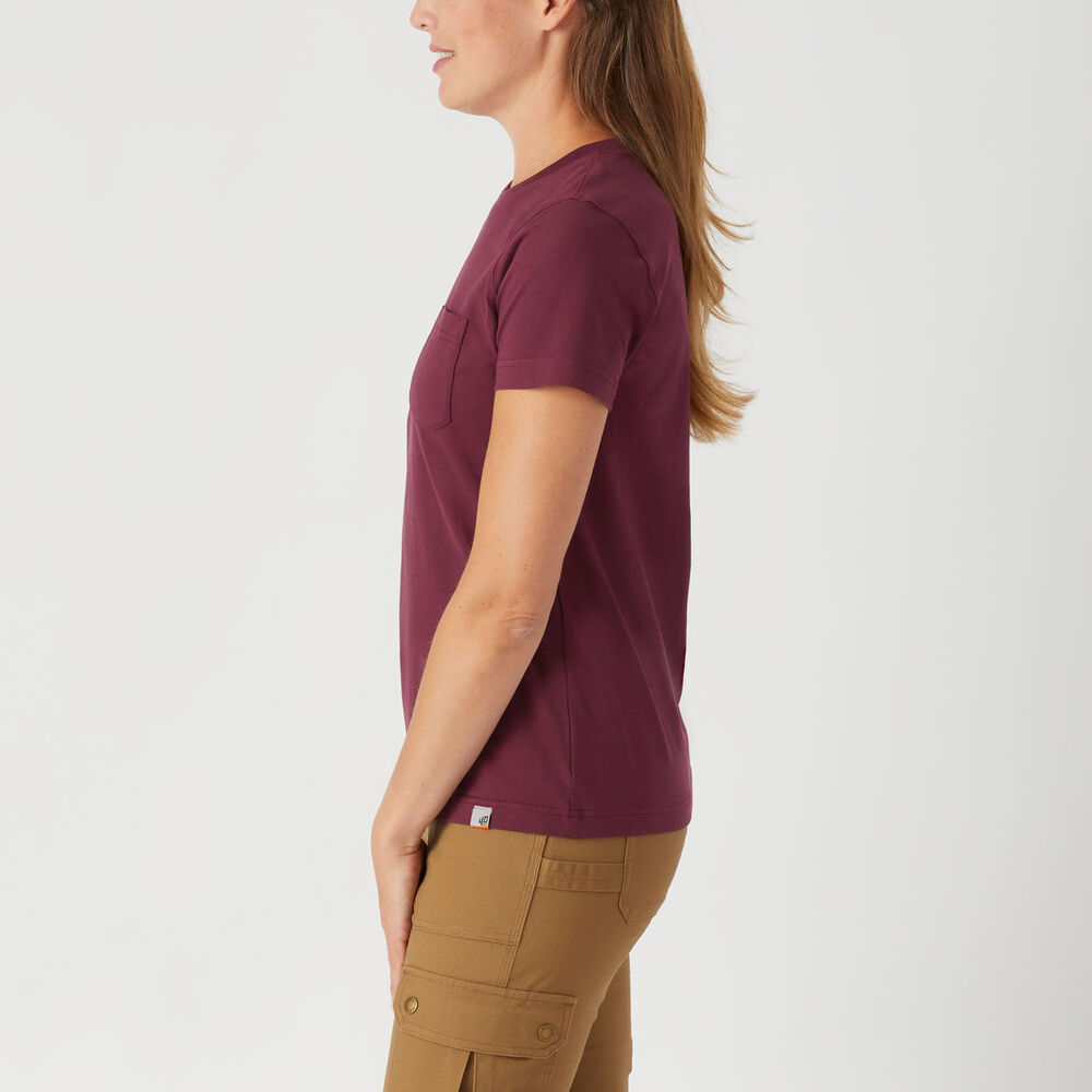 Women's 40 Grit Short Sleeve Pocketed T-Shirt Main Image