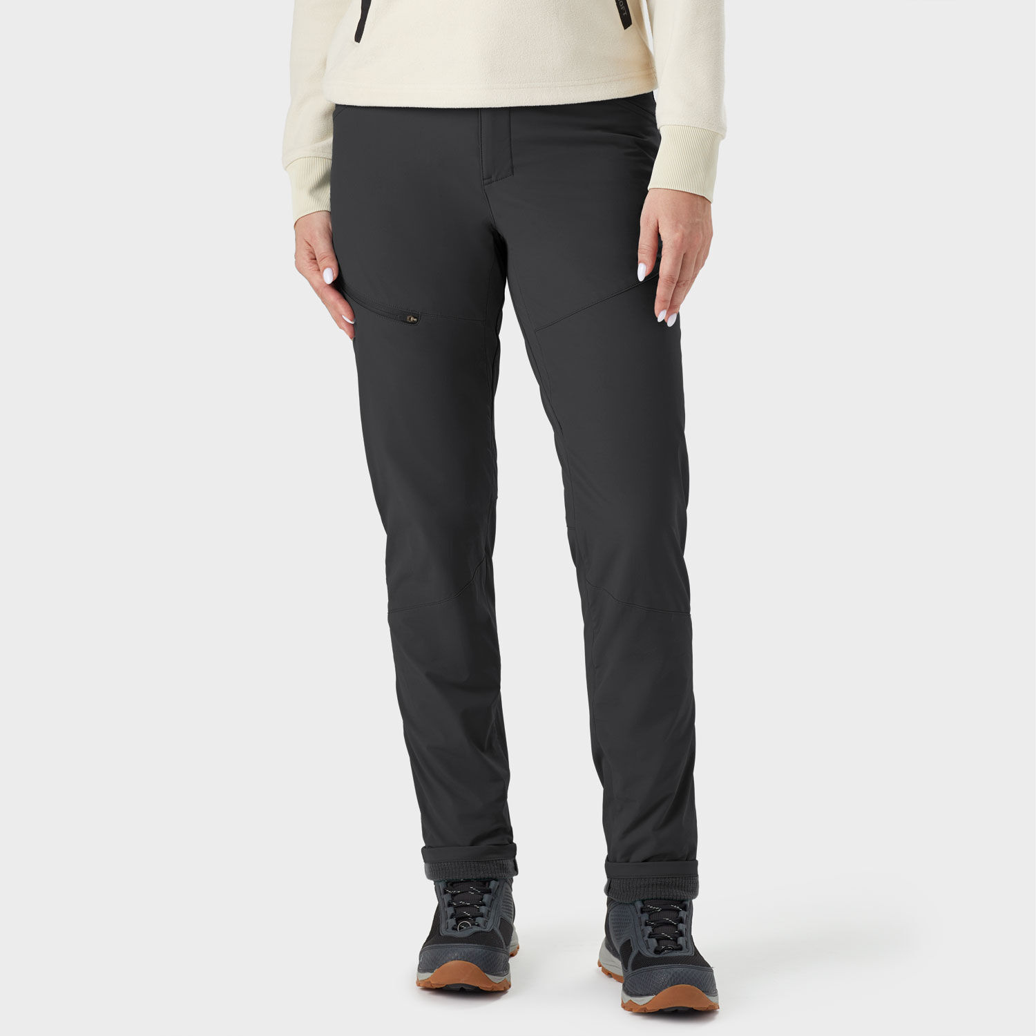 Women's AKHG Roadless Slim Leg Fleece-Lined Pants | Duluth Trading