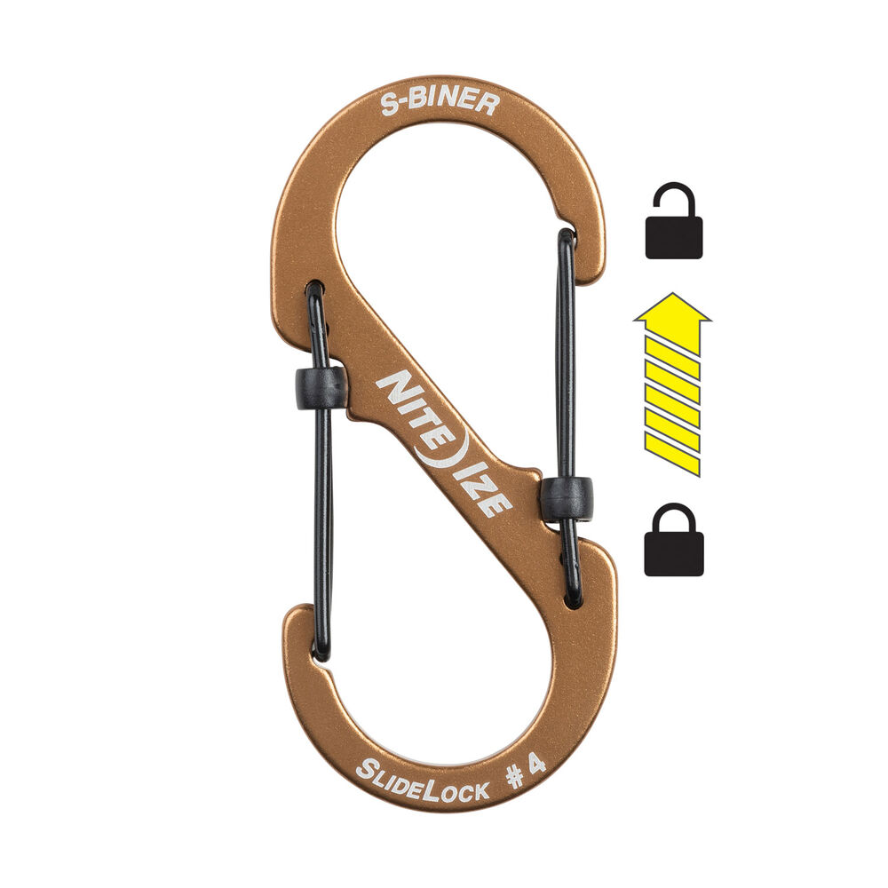 NiteIze S-Biner SlideLock Aluminum #4 Main Image