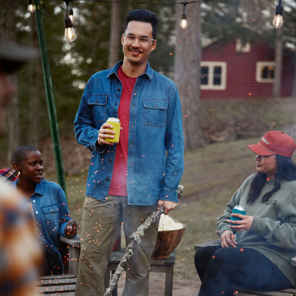 Men's Mid Weight Denim Relaxed Fit Shirt Main Image