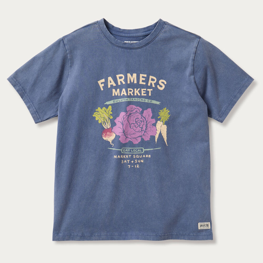 Women's Duluth Heritage Washed Crewneck Tee Main Image