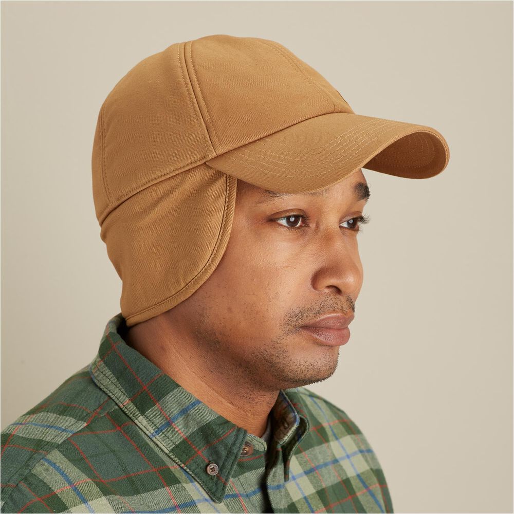 Men's Fire Hose Bonded Fleece-lined Ear Flap Cap Main Image