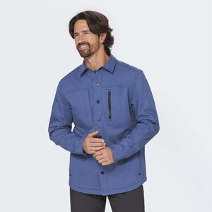 Men's AKHG Stone Run Standard Fit Fleece Lined Overshirt