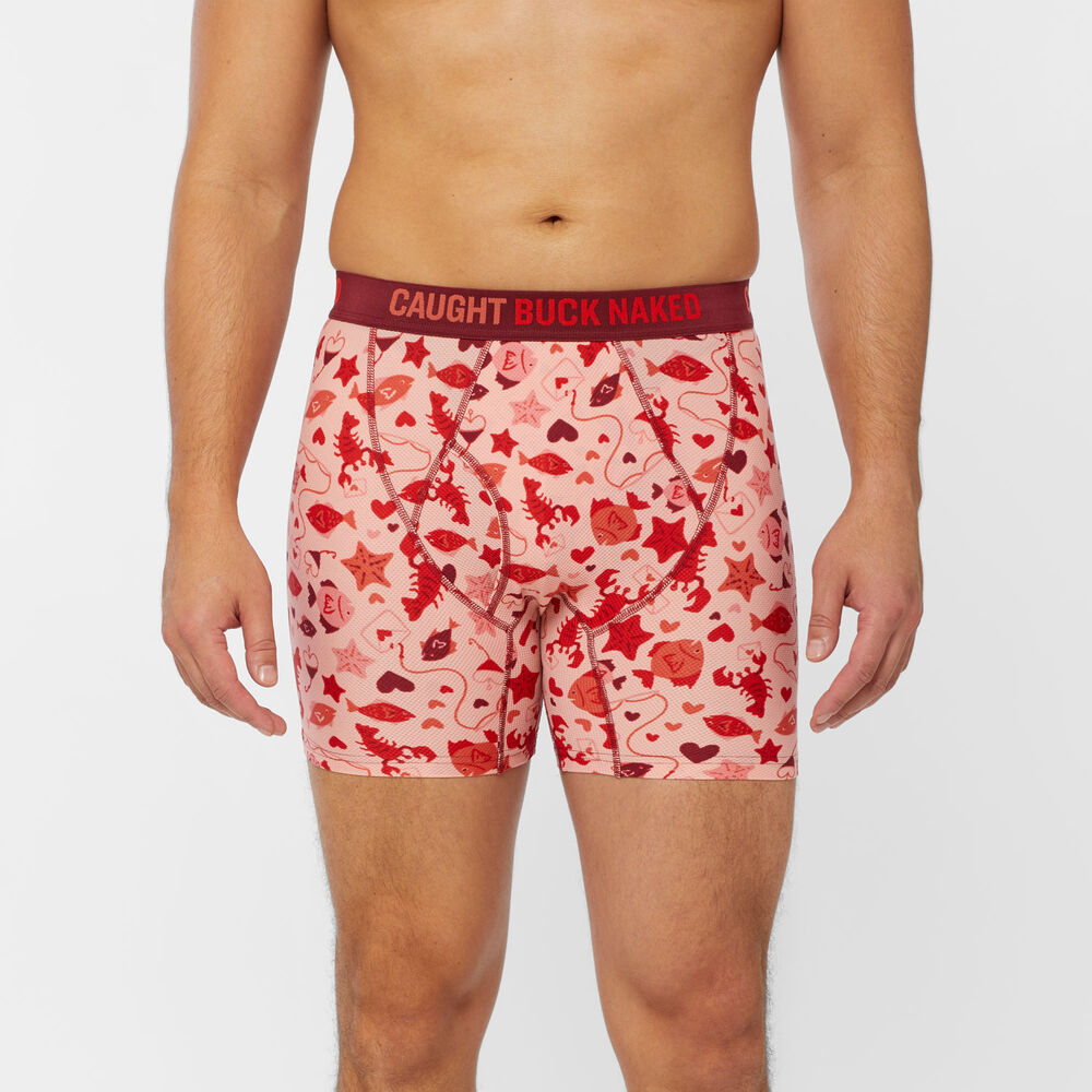 Men's Buck Naked Pattern Boxer Briefs Main Image
