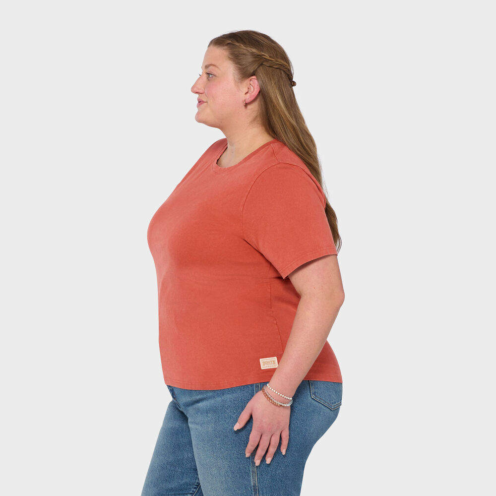 Women's Plus Duluth Heritage Washed Crewneck Tee Main Image