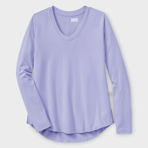 Women's Plus AKHG Renew Bamboo Long Sleeve Tee LVB 3X