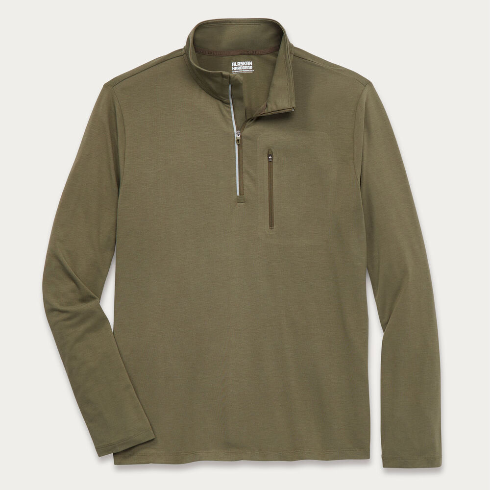 Men's AKHG Renew Bamboo 1/4 Zip Mock Main Image