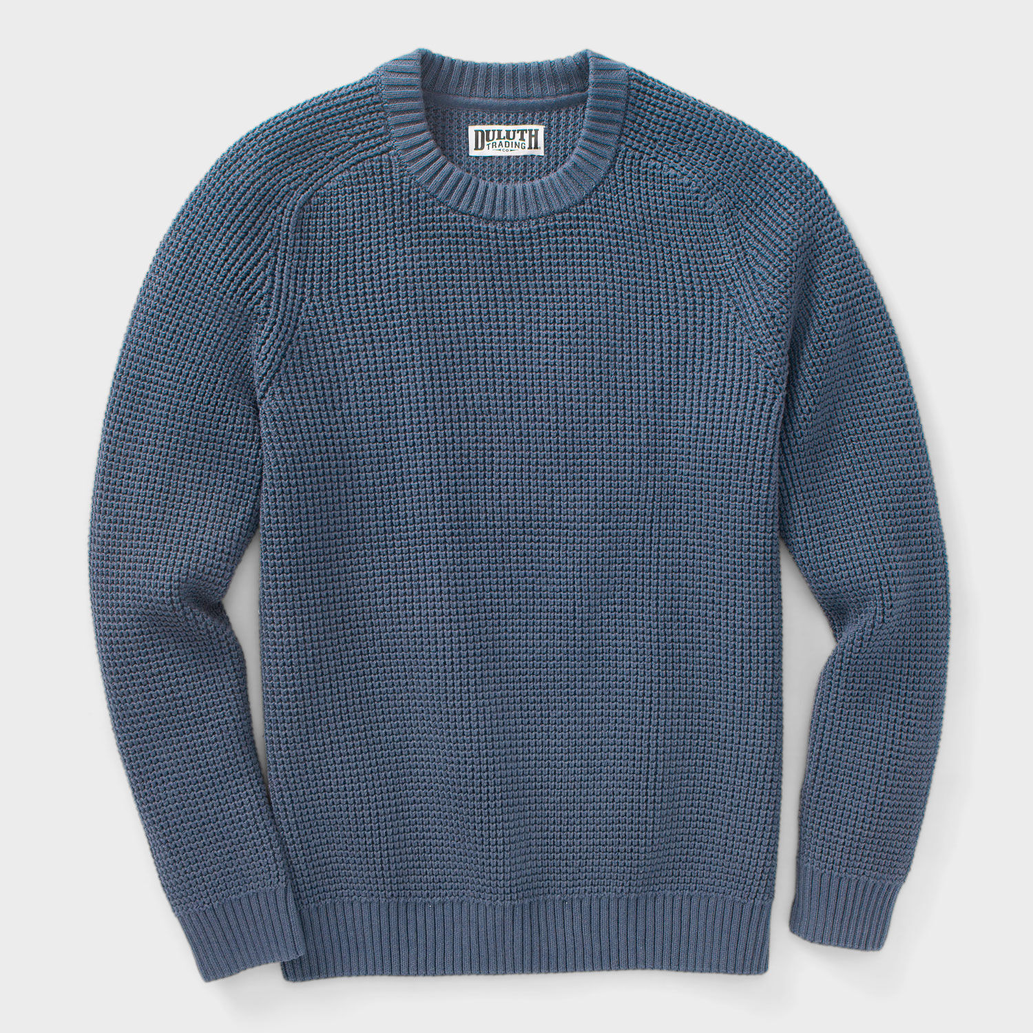 Men's Burly Retirement Crew Waffle Sweater | Duluth Trading Company