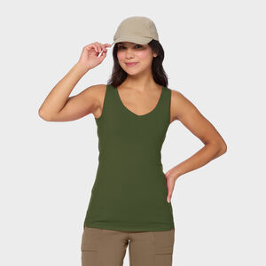 Women's No-Yank V-Neck Tank