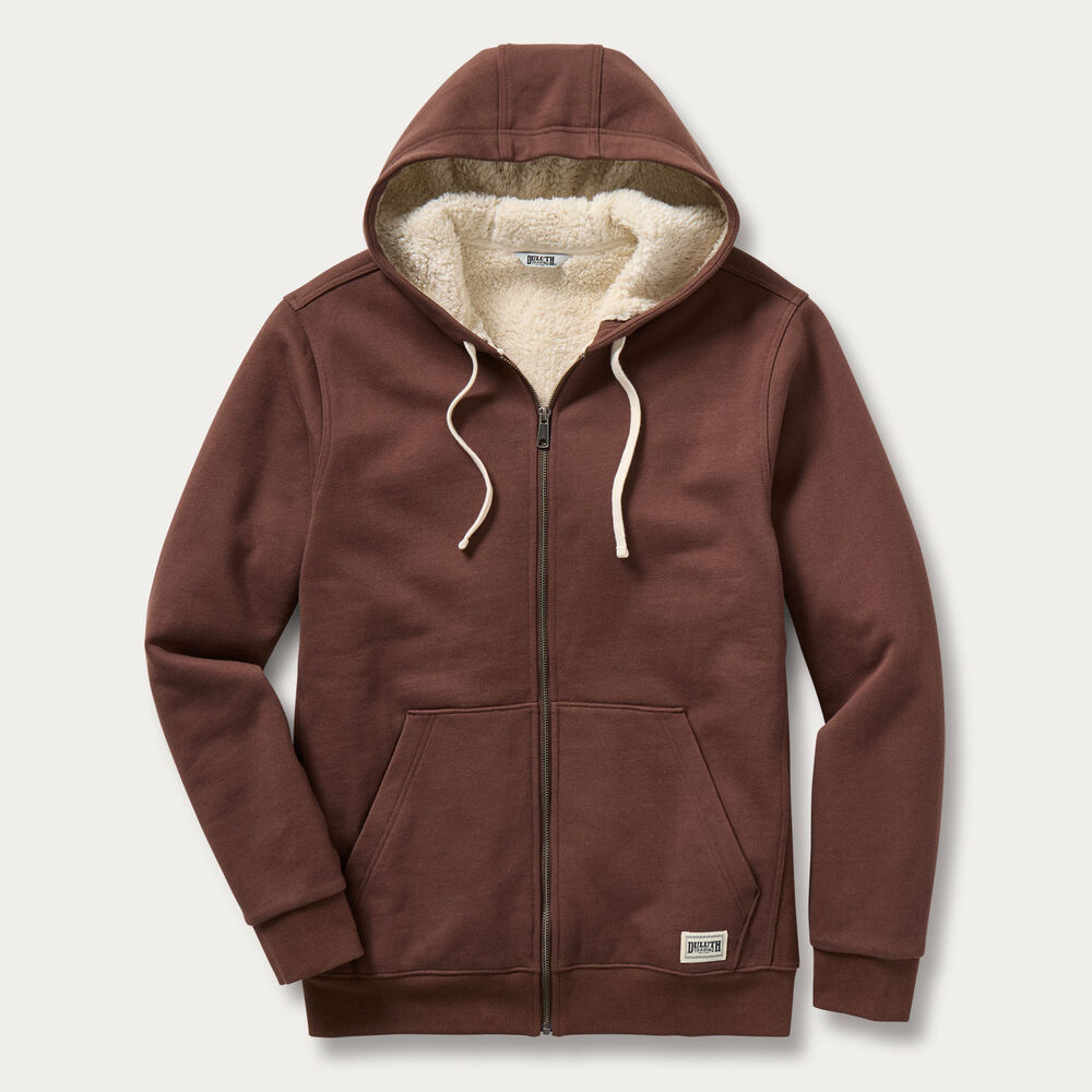 Men's Souped-Up Sweats Sherpa Lined Full-Zip Hoodie Main Image