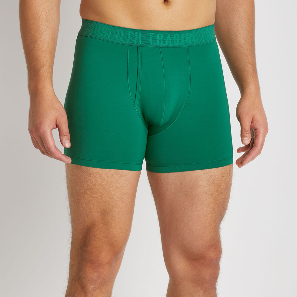 NEW men's DULUTH TRADING dang soft brief | small | spruce green blue