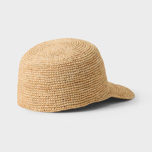 Packable Straw Cadet Cap