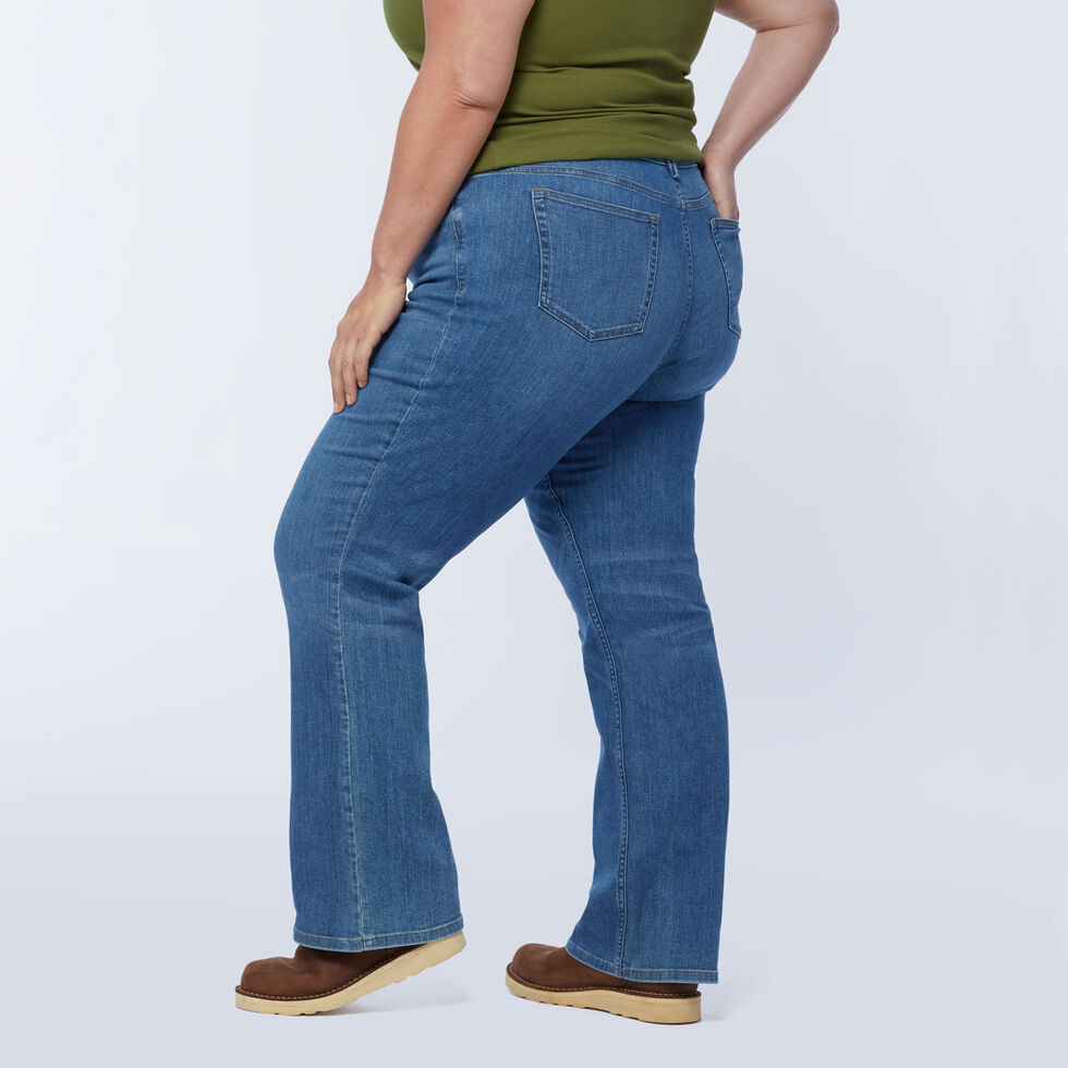 Bootcut Womens Plus Size Pull On Jeans Women's Plus DuluthFlex